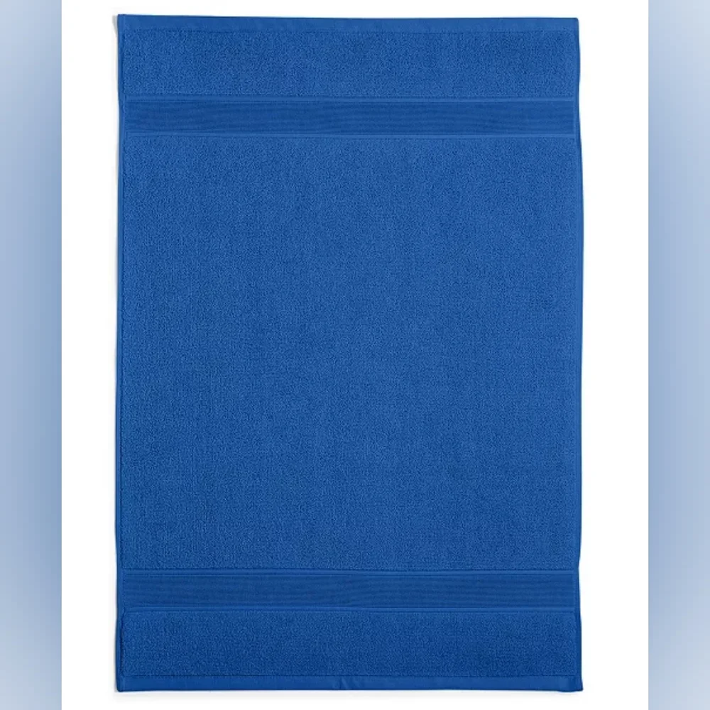 Lauren Ralph Lauren Sanders Solid Antimicrobial Bath Mats - Maritime Blue